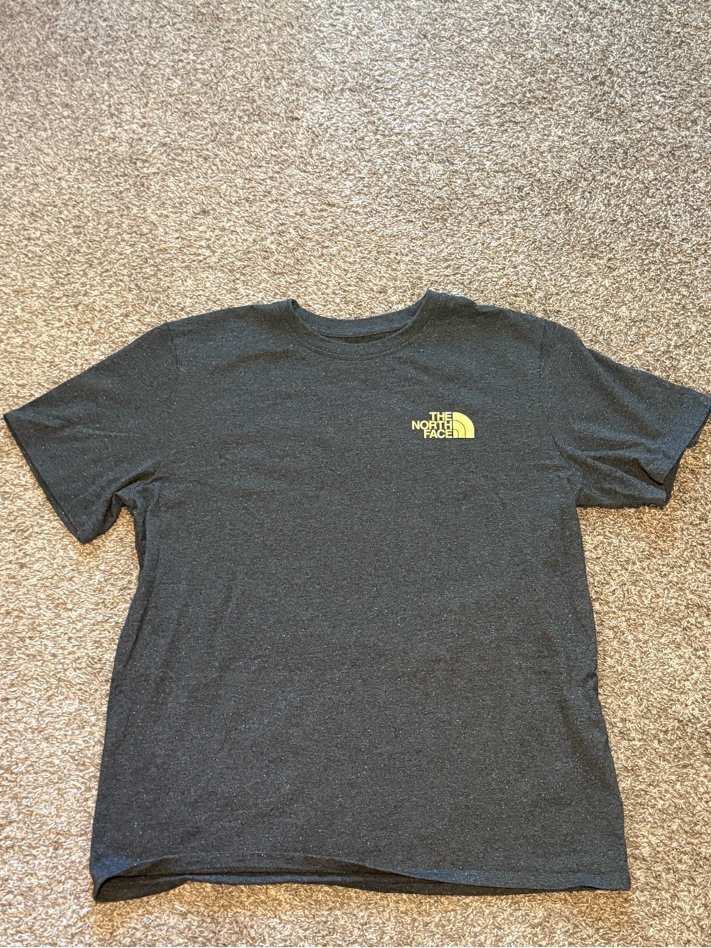 The North Face Mens XL Black Logo T Shirt Short Sleeve Outdoor Hiking  Tee